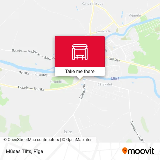 Карта Mūsas Tilts