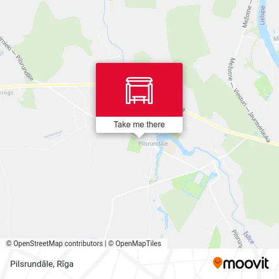 Карта Pilsrundāle
