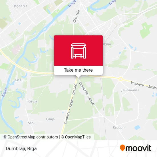 Карта Dumbrāji