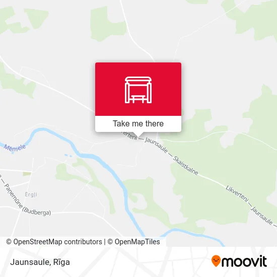 Карта Jaunsaule