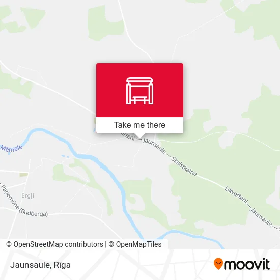 Карта Jaunsaule