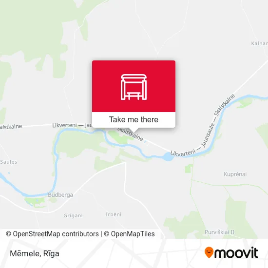 Карта Mēmele