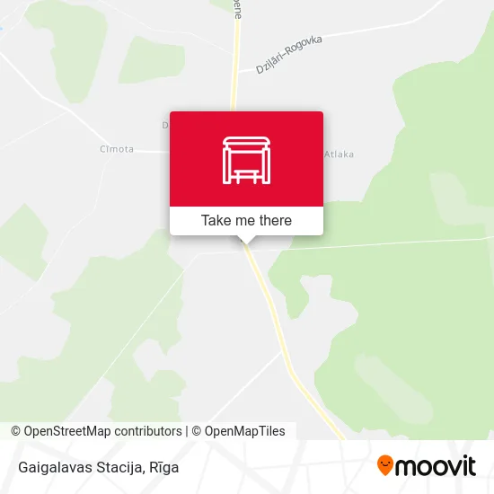 Карта Gaigalavas Stacija