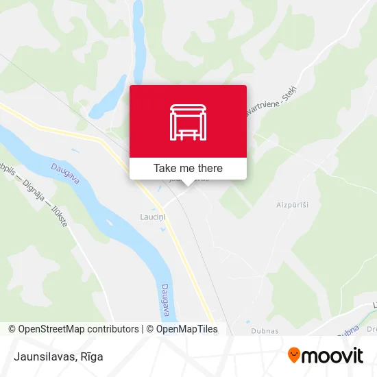 Карта Jaunsilavas