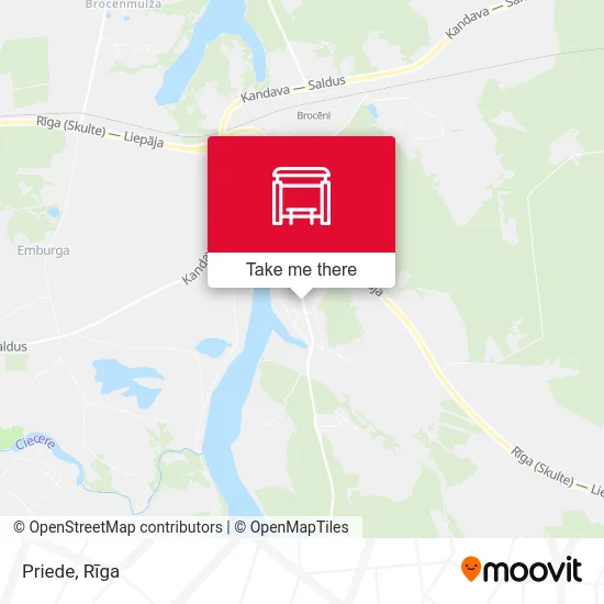 Карта Priede