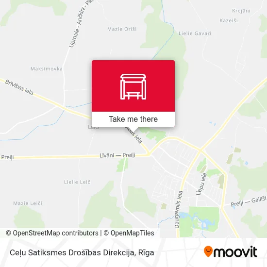 Ceļu Satiksmes Drošības Direkcija map