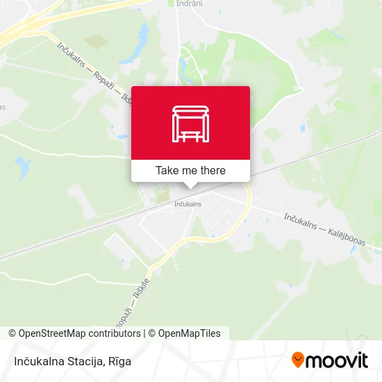 Карта Inčukalna Stacija