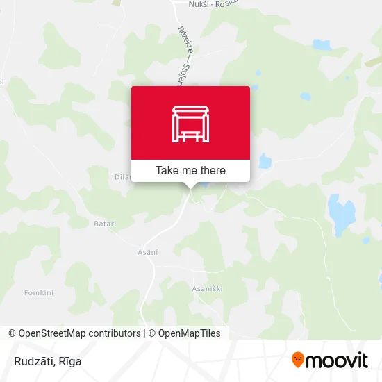 Карта Rudzāti