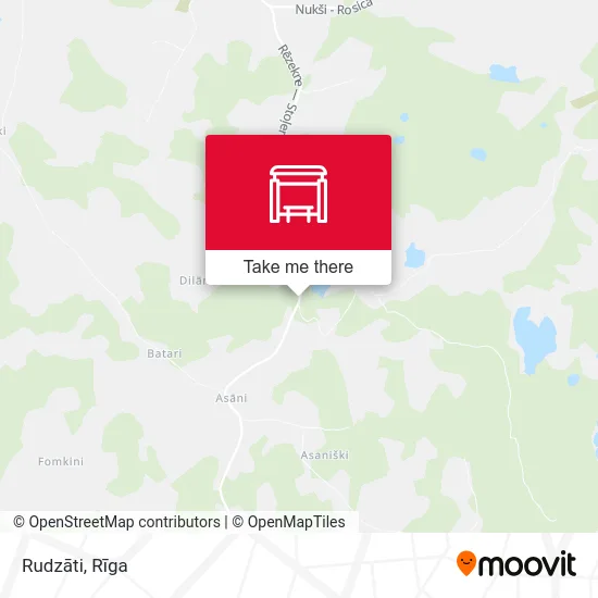 Карта Rudzāti