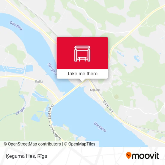 Карта Ķeguma Hes