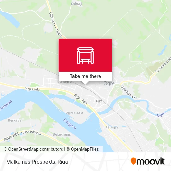 Карта Mālkalnes Prospekts