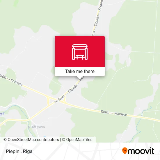 Карта Piepiņi
