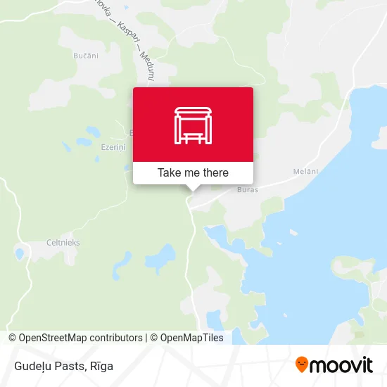 Gudeļu Pasts map