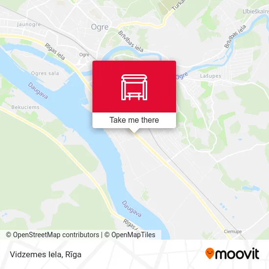 Карта Vidzemes Iela