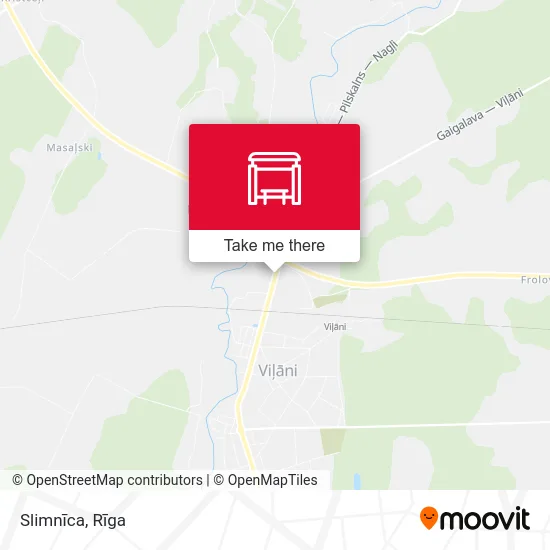 Карта Slimnīca