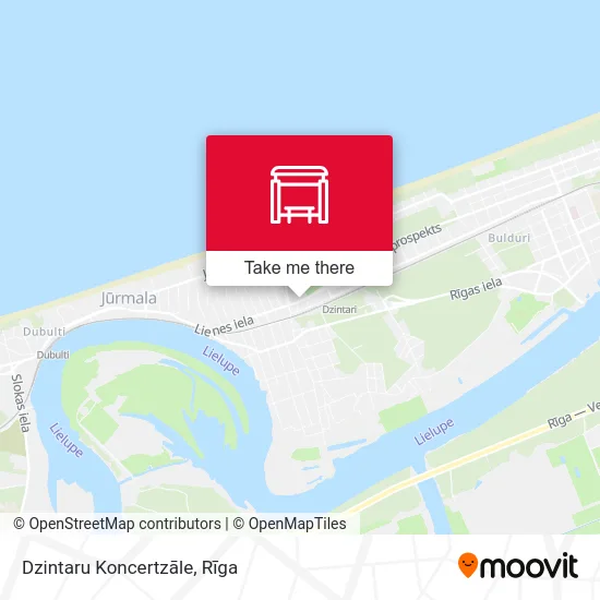 Dzintaru Koncertzāle map