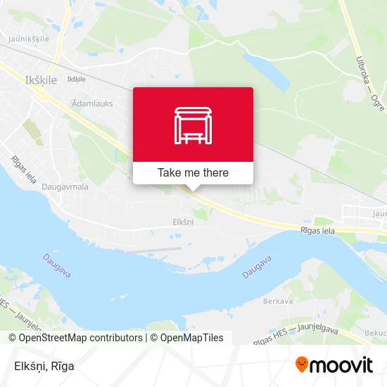 Карта Elkšņi