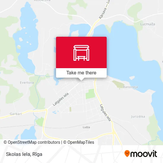 Карта Skolas Iela