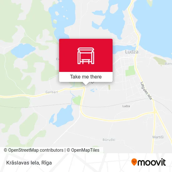 Карта Krāslavas Iela