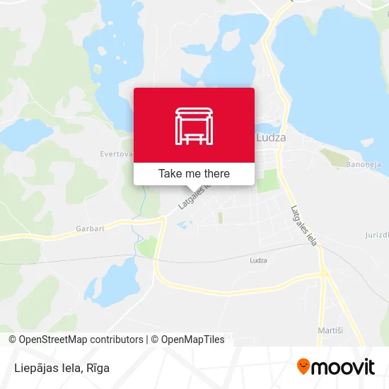 Карта Liepājas Iela