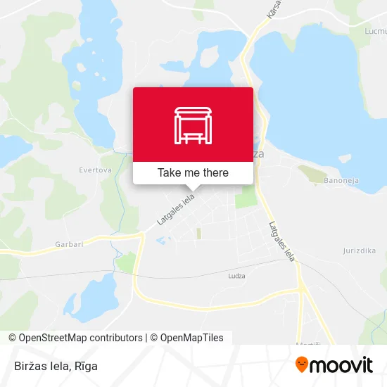 Карта Biržas Iela