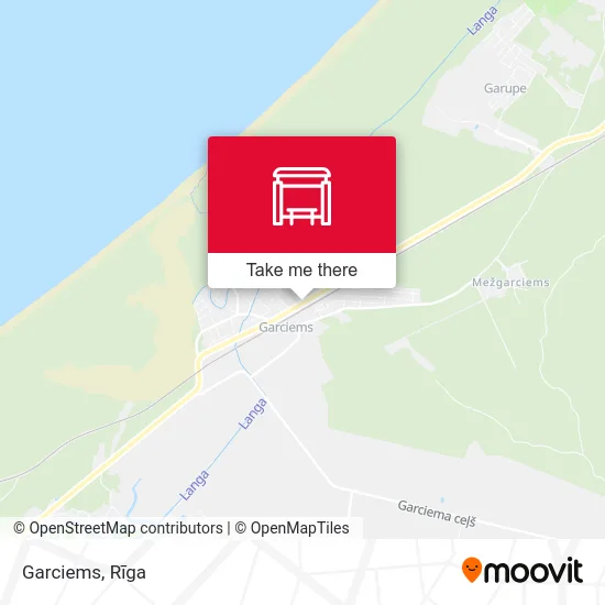 Карта Garciems