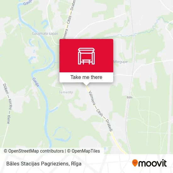 Bāles Stacijas Pagrieziens map