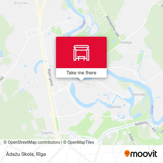 Карта Ādažu Skola