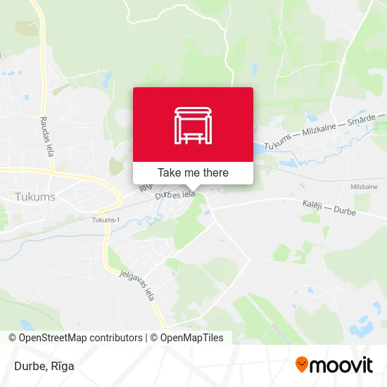 Карта Durbe