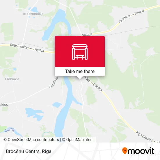 Brocēnu Centrs map