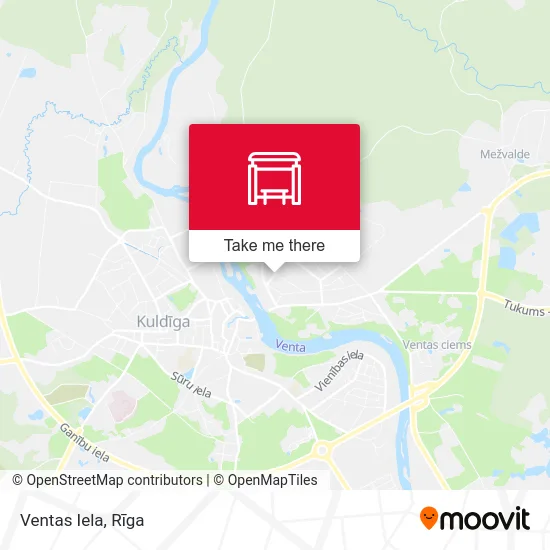 Ventas Iela map