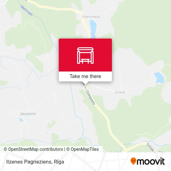 Ilzenes Pagrieziens map