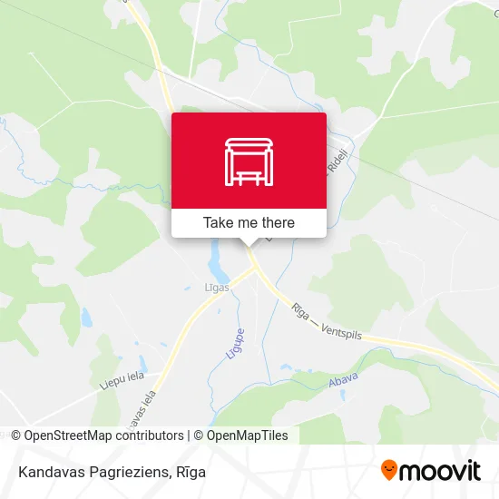 Kandavas Pagrieziens map