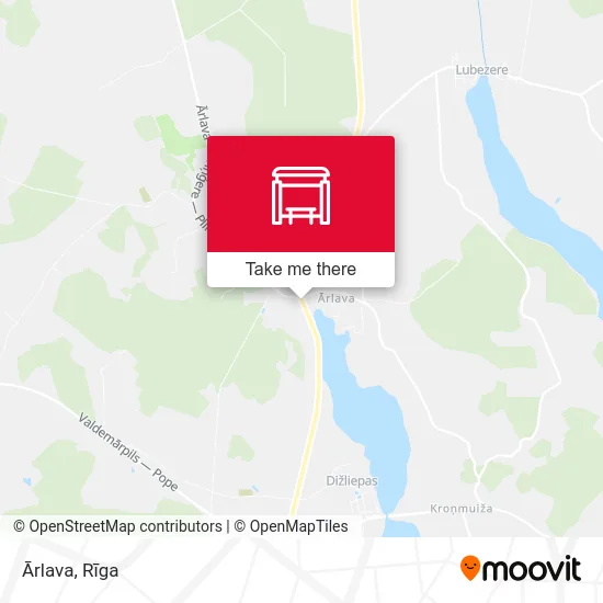 Карта Ārlava