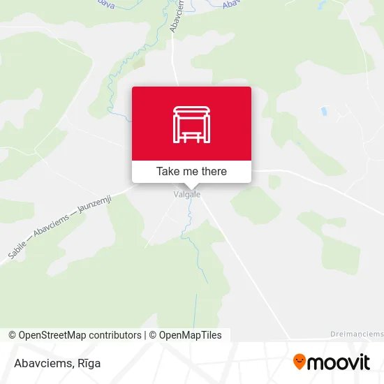 Карта Abavciems