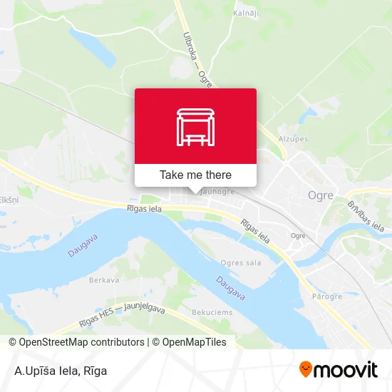 A.Upīša Iela map