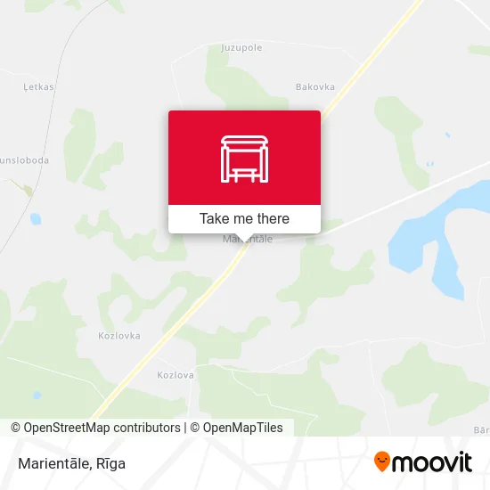 Карта Marientāle