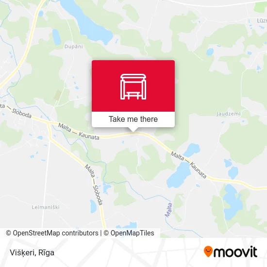 Карта Višķeri