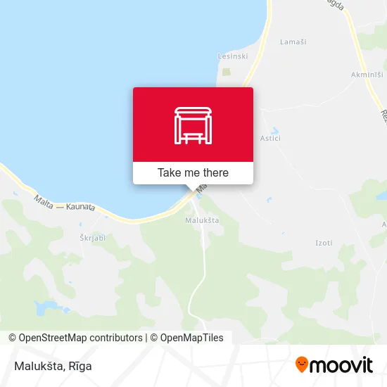 Карта Malukšta