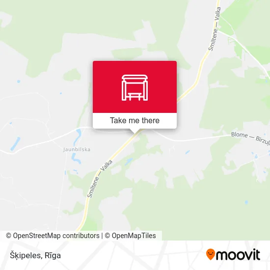 Карта Šķipeles