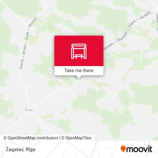 Žagatas map