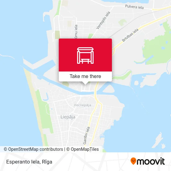 Карта Esperanto Iela