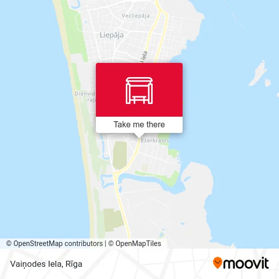 Карта Vaiņodes Iela