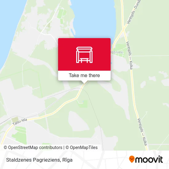 Staldzenes Pagrieziens map