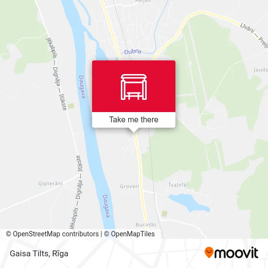 Карта Gaisa Tilts