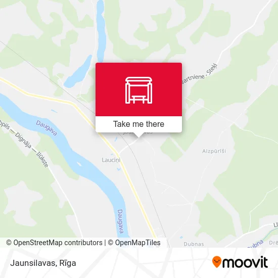 Карта Jaunsilavas