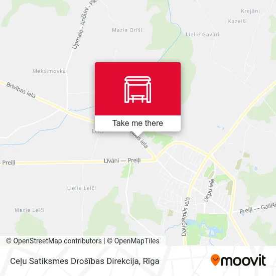 Ceļu Satiksmes Drošības Direkcija map