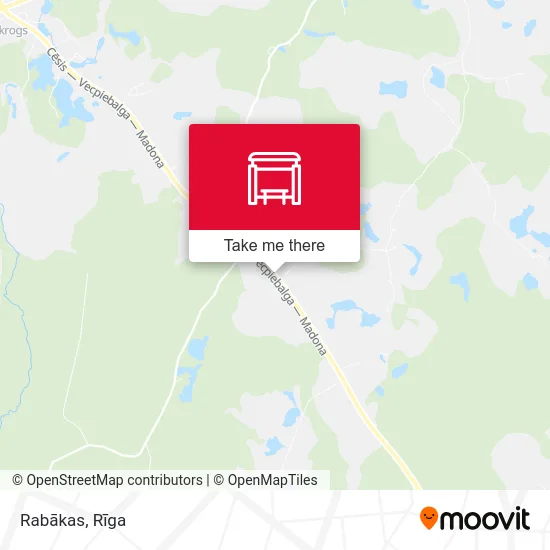 Карта Rabākas