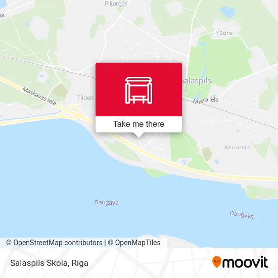Карта Salaspils Skola