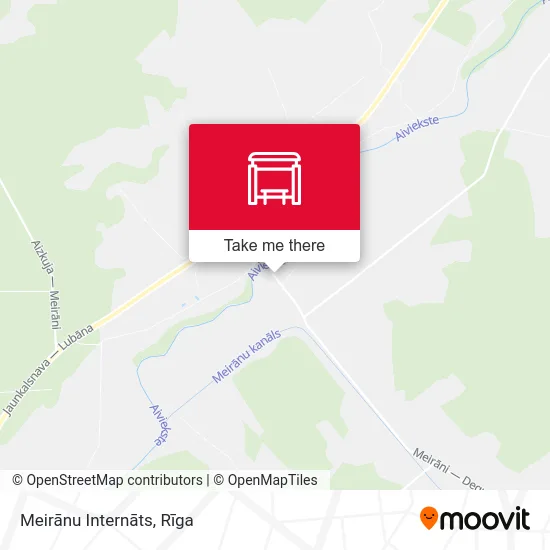Карта Meirānu Internāts